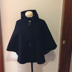 Wool blend Navy cape
